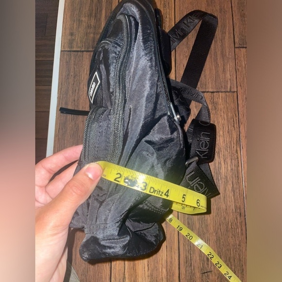 Black black Calvin Klein backpack fall backpack winter backpack travel bag - Picture 4 of 12